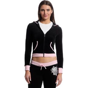 Juicy Couture Women's Vday Heritage Track Jacket with Contrast Rib
