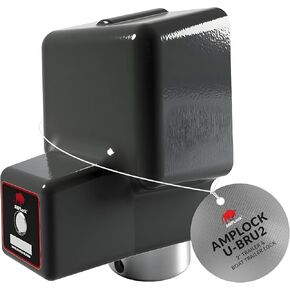 Amplock - U -Bru2 2 "قفل مقرنة الكرة الثقيلة - تصميم حافة مربعة - أقفال مقطورة سفر القوارب على براءة اختراع ، قفل مقطورة مضاد للسرقة - إكسسوارات RV ، نظام الدفع والقفل
