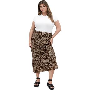 City Chic Women's Plus Size Skirt-Kyra Print