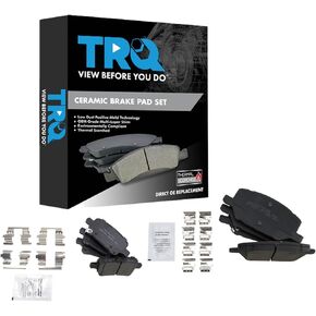 TRQ Brake Pads Ceramic Compatible with 2020 Chevrolet Equinox GMC Terrain