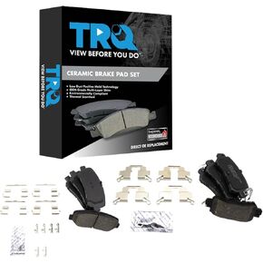 TRQ Brake Pads Ceramic Compatible with 2013-2015 Mazda CX-5