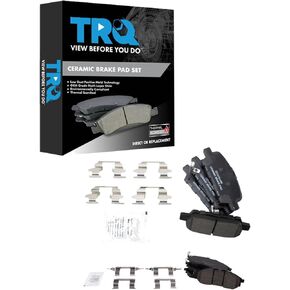 TRQ Brake Pads Ceramic Compatible with 05-17 INFINITI 07-17 Nissan