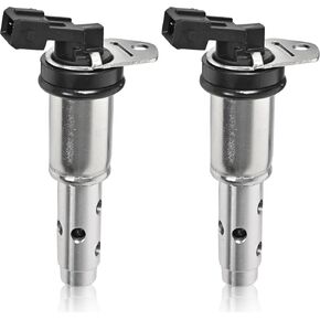 11367585425 VANOS ENGRAME VALE TIMING VVT SLENOID 2 PCS صمام التحكم في الزيت متوافق مع BMW 328I 323I 325I 330I 335I 528I 535I 740I X3 Z4 N51 N52 N54 L6 3.0L.