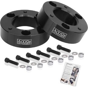 2.5 Inches Front Leveling Lift Kit for Ford F150 2WD 4WD 2004-2023, Forged Front Strut Spacers Raise the Front of Your F150 by 2.5", 2pcs