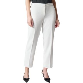 Kasper Women's Elastic Back Pant W Side Slits