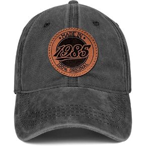 40th Birthday Gifts Men Women 40 Year Old Gifts 1985 Birthday Vintage Hat 100% Cotton Baseball Cap