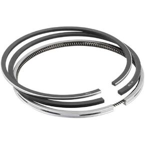 Piston Rings Set Standard 93mm Fit for Compatible with Jeep 93-07 Dodge 4.7 VIN J N P Cadillac, Silver, 281CID