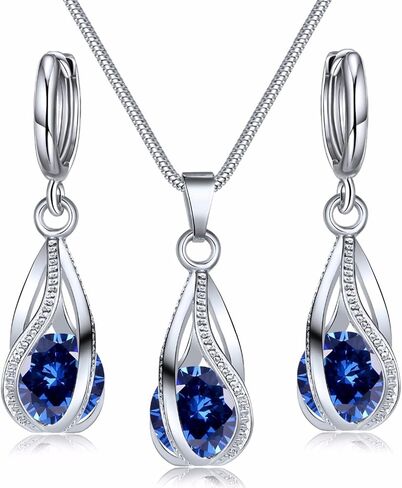 مجموعات المجوهرات الفضية IFKM للنساء Rhinestone Crystal CZ Bridal Birlidal Accessories أقراط قلادة في حفل زفاف حفلة عيد ميلاد حفل زفاف in Kuwait