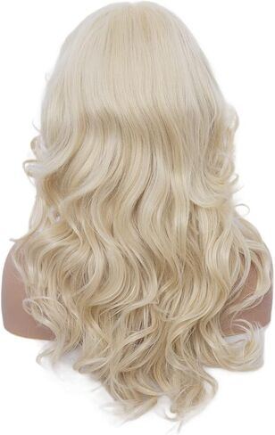 Rugelyss Vintage Wigs Blonde Wig for Women Lady Natural Layered Synthetic Full Wigs for 70s Cosplay Costume Disco Hair Wig in Saudi Arabia