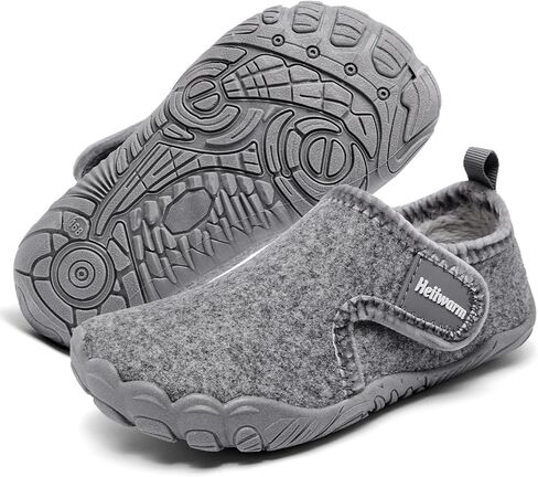 Toddler Winter Slippers Soft Warm Fleece Cozy House Non Slip Lightweight Bedroom Slippers for Girls Boys in Saudi Arabia