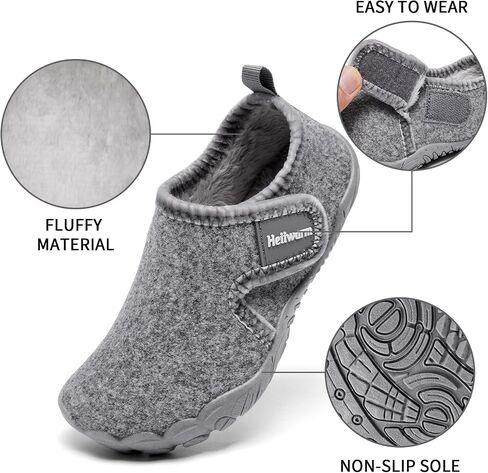 Toddler Winter Slippers Soft Warm Fleece Cozy House Non Slip Lightweight Bedroom Slippers for Girls Boys in Saudi Arabia