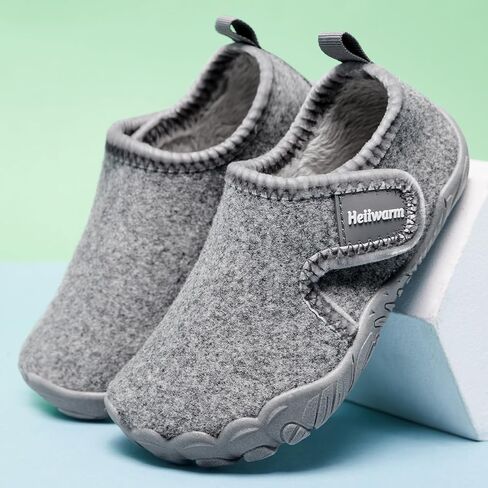 Toddler Winter Slippers Soft Warm Fleece Cozy House Non Slip Lightweight Bedroom Slippers for Girls Boys in Saudi Arabia