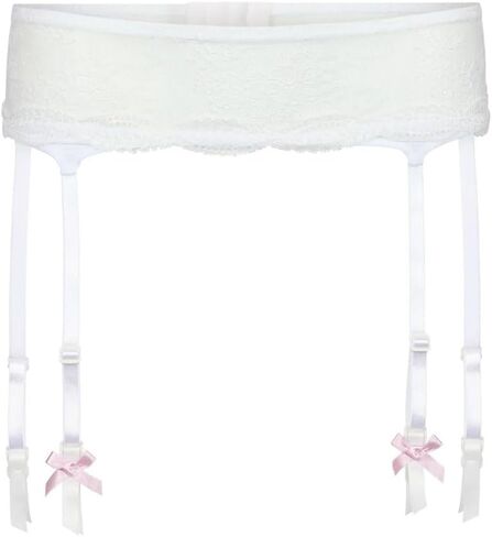 Adore Me Anabella Garter Belt - XS-4X Regular & Plus-Size Lace Lingerie For Women, Garter Lingerie Set, Adjustable Straps in Saudi Arabia