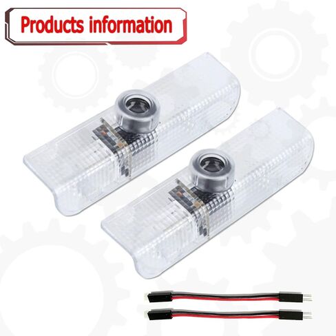 Never Fade Car LED Door Lights Projector Courtesy Welcome Light Ghost Shadow Light Logo Compatible With QX56 2004-2010 QX60 2014-2017 JX35 2013-2017 Puddle Light Accessories in Saudi Arabia
