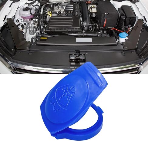 1pcs غسالة غسالة سائل الغسالة غطاء ممسحة قبعة ممسحة لفولكس واجن أطلس GTI Jetta Porsche Cayenne Audi ، OEM# 3Q0955455 Car Geandshield Tank Calping Cover Cover Cover Cover Cover in Kuwait