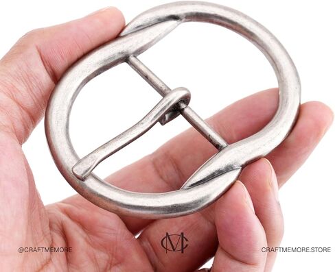 CRAFTMEMORE Classic Oval Design Belt Buckle for 1.5 Inch Wide Belts – Vintage Style Replacement Belt Buckle HRBK D8132 in Saudi Arabia