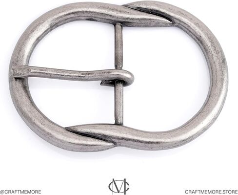 CRAFTMEMORE Classic Oval Design Belt Buckle for 1.5 Inch Wide Belts – Vintage Style Replacement Belt Buckle HRBK D8132 in Saudi Arabia