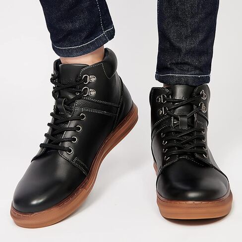 Arkbird Mens Oxford Bress Boots Fashion عرضية حقيقية من الجلد Brogue Chukka الكاحل للرجال in Kuwait