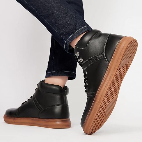 Arkbird Mens Oxford Bress Boots Fashion عرضية حقيقية من الجلد Brogue Chukka الكاحل للرجال in Kuwait