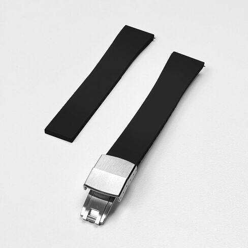 مشاهدة فرق 18 مم 19 مم 20 مم 21 مم 22 ملم ، FKM Rubber Watch Strap استبدال سريع الإصدار Watchband CTS Universal WatchStrap للرجال والنساء in Kuwait