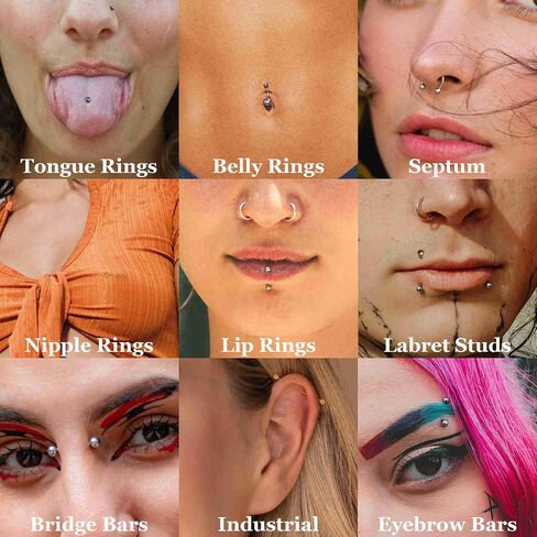 3PCS 14G Titanium Replacement Balls for Piercing Internally Threaded Belly Button Piercing CZ Nipple Tongue Industrial Ring Top Piercing Jewelry Parts 5mm in Saudi Arabia