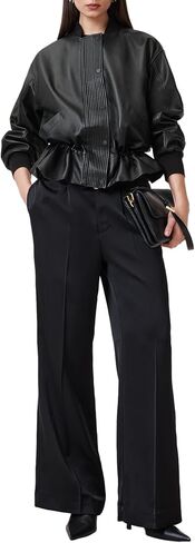 Women's Sofi Leather Bomber in Saudi Arabia