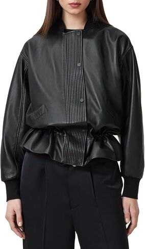 Women's Sofi Leather Bomber in Saudi Arabia