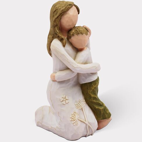 BORLESTA Mother of The Groom Gifts - Mothers Day Birthday Gifts for Mom from Son, Boy Mom Gifts from Son, Memorial Gifts for Loss of Son, Son Gifts from Moms, Gifts for Mothers 4.7" Figurines Statues in Kuwait