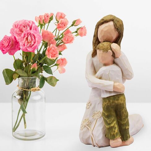BORLESTA Mother of The Groom Gifts - Mothers Day Birthday Gifts for Mom from Son, Boy Mom Gifts from Son, Memorial Gifts for Loss of Son, Son Gifts from Moms, Gifts for Mothers 4.7" Figurines Statues in Kuwait