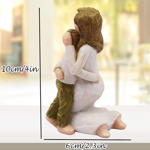 BORLESTA Mother of The Groom Gifts - Mothers Day Birthday Gifts for Mom from Son, Boy Mom Gifts from Son, Memorial Gifts for Loss of Son, Son Gifts from Moms, Gifts for Mothers 4.7" Figurines Statues in Kuwait