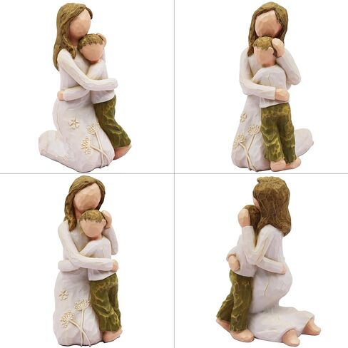 BORLESTA Mother of The Groom Gifts - Mothers Day Birthday Gifts for Mom from Son, Boy Mom Gifts from Son, Memorial Gifts for Loss of Son, Son Gifts from Moms, Gifts for Mothers 4.7" Figurines Statues in Kuwait