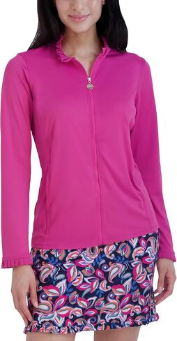 Stella Parker Women's Lightweight Athletic Running Long Sleeve Track Jacket in Saudi Arabia