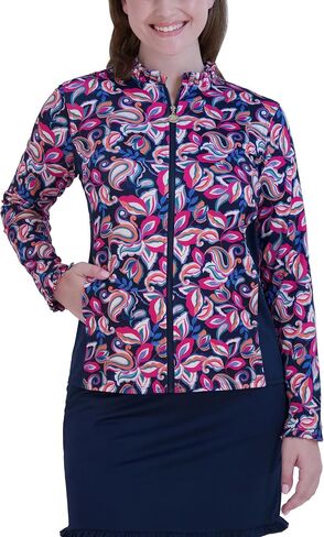 Stella Parker Women's Lightweight Athletic Running Long Sleeve Track Jacket in Saudi Arabia