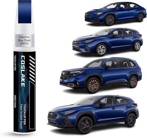Car Touch Up Paint (Crystal White Pearl (K1x)) لـ Subaru ، مجموعة إصلاح خدش الطلاء ، حل سريع وسهل للإصلاح ، 2 في 1 قلم مزيل الخدش مع ألوان مطابقة للألوان in Kuwait