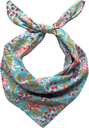 AVKA Studio Bandanas for Women, Men, Unisex - 22"x22" - 2 Pack, 100% Cotton, Soft Printed Bandana for Head, Hair, Neck in Saudi Arabia