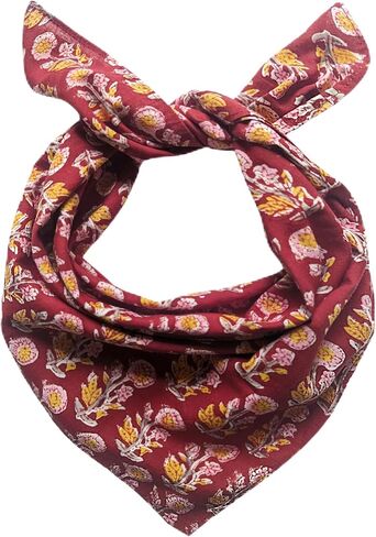 AVKA Studio Bandanas for Women, Men, Unisex - 22"x22" - 2 Pack, 100% Cotton, Soft Printed Bandana for Head, Hair, Neck in Saudi Arabia