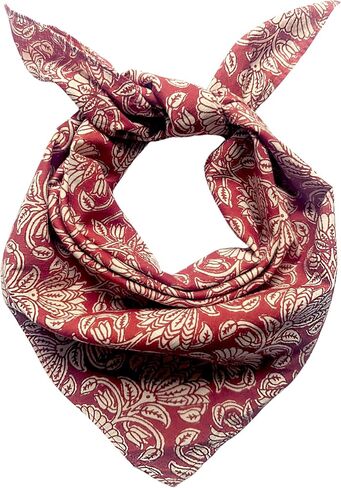 AVKA Studio Bandanas for Women, Men, Unisex - 22"x22" - 2 Pack, 100% Cotton, Soft Printed Bandana for Head, Hair, Neck in Saudi Arabia