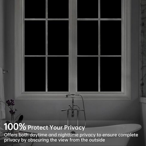 Window Film Heat Blocking One Way Window Privacy Film See Out Not in Blue Silver 17.7"X118" Home Window Tint Film Sun Blocking Heat Reflective Removable Windows Sticker for Balcony Office Car House in Kuwait