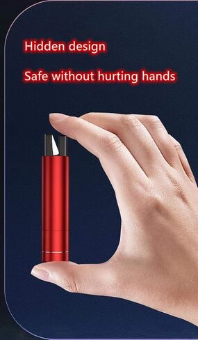 HHXS Car Window Breaker Breaker Cutter Cutter Cutter Cutter ، Hammer Glass Breaker Under Water Safety Hammer Emergent Escape Closp Breaker Hammer للسيارة (أحمر) in Kuwait
