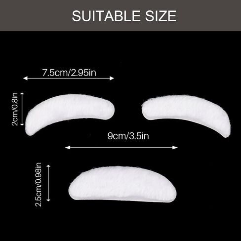 Old Man Mustache and Eyebrow 100 Days of School Costume Accessories Fake Beard Grandpa Mustache Costume Facial Hair in Kuwait