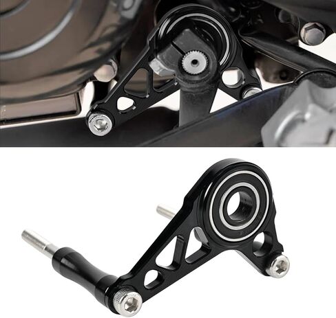 Canitu Shift Shaft Brace ، anodize CNC Billet Aluminium Syfter Support Cover Carrier With 2 Bolts Support Bracket for Honda Grom Monkey 125 2022+ for Honda CT Trail 125 2023+ (Black) in Kuwait