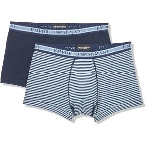 Emporio Armani Men's Yarn Stripes Strunk 2-Pack Strunk
