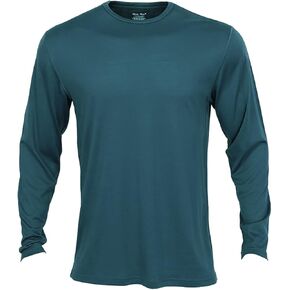 SHEEP RUN 100% Merino Wool Men's Wicking Breathable Base Layer Hiking Running Long Sleeve Shirt