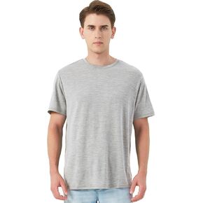 Merino Protect 100% Merino Wool T-Shirt for Men Short Sleeve Slim Fit Undershirt Soft Lightweight Tee Shirt for Travel Hiking