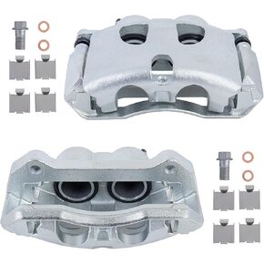 Pair Front Disc Brake Calipers Assembly with Bracket Compatible with 2010-2011 Ford F150, Compatible with 2010-2021 Lincoln Navigator Driver and Passenger Side 18B5236 18B5237