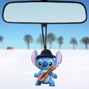 Anime Car Swing Ornament, Decoration, Mirror Hanging Interior Accessories, for Car Rear View Mirror 0801 (Blue)