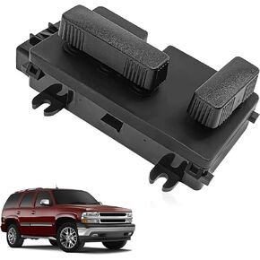 901-202 Power Seat Adjuster Switch Driver Side Adjuster Seat Recline Switch, Power Seat Switch Recliner Switch Replaces 12450166 Compatible with Cadillac Avalanche Silverado