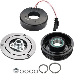 JDMON Air Conditioner AC Compressor Clutch Kit Compatible with Chevy Cruze 2015 2016 2017 2018 2019 Limited 2016 L4 1.4L Replace 67570, 13427936, 39067789, 39176468
