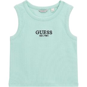 GUESS Girls' Eco Sleeveless Rib Midi T-Shirt