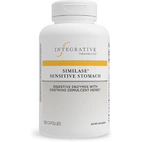 Integrative Therapeutics - Similase Sensitive Stomach - Clinician-Developed - Digestive Enzymes with Soothing Herbs* - Vegan - 180 Vegetable Capsules